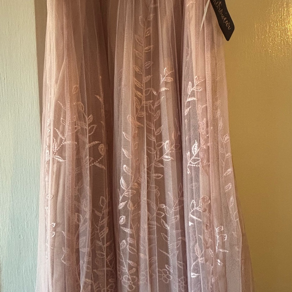 Metro Wear Blush Pink Lined Skirt